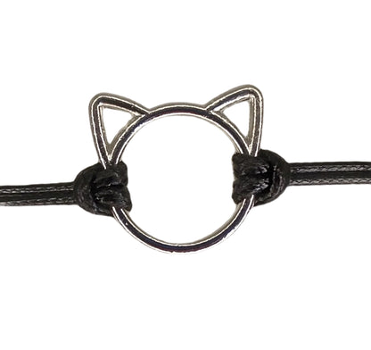 Bracelet tête de chat - Bracelet à Vœu - Minoucha