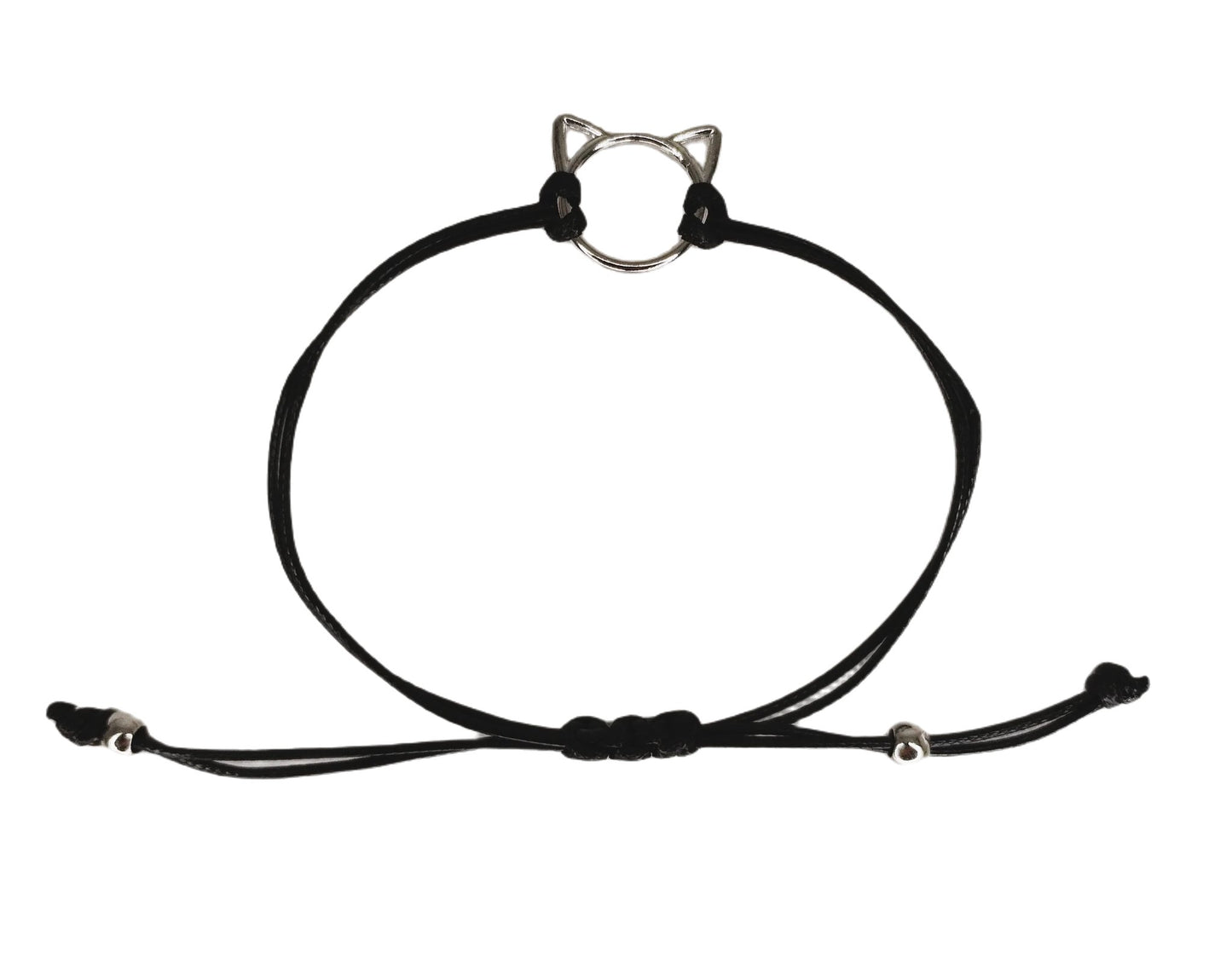 Bracelet tête de chat - Bracelet à Vœu - Minoucha