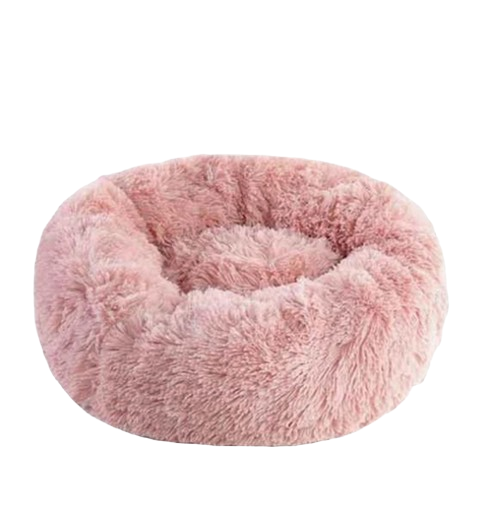 Coussin moelleux rose pour chat Taille L - Minoucha